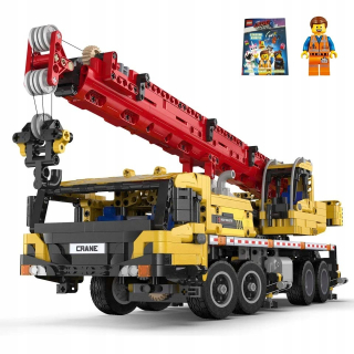 Stavebnica - Crane CADA C61081W 1831 EL tehly. + LEGO figúrka