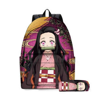 Školská taška, batoh - DEMON SLAYER MANGA SCHOĽKAŤ BACKPACK STICK LAKE