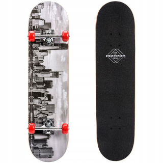 Mesto Great-Black-Black Wooden Meteor Skateboard