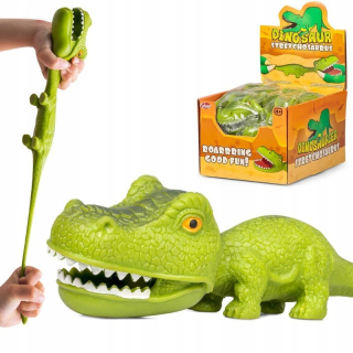 Dinosaurus Stretchosaurus pruhy pruhy veľký