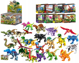 Stavebnica - Dinosaury a Jurský svet 24ks údaje z PL Dino