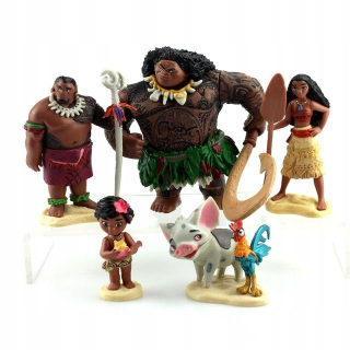 MOANA VAIANA - Disney 6-dielna dekoratívna vaiana bábika