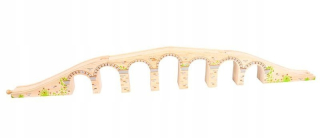 Dlhý železničný viadukt, 3 prvky Bigjigs Rail