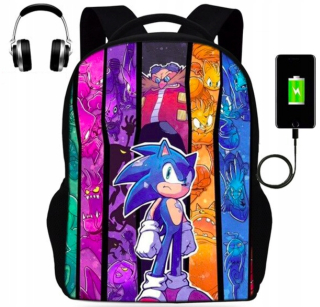 Školská taška, batoh - Dobrý Sonic School batoh