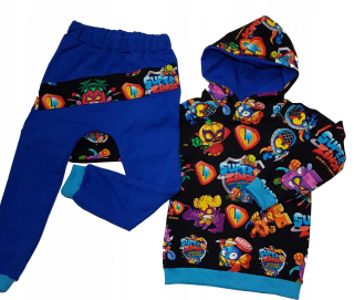 Super zings - TOWSUSUIT Super Zings Hoodie + nohavice 134