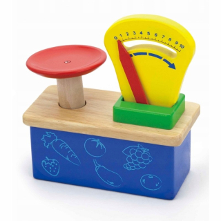 Drevená obchodná váha s váhou Viga Toys