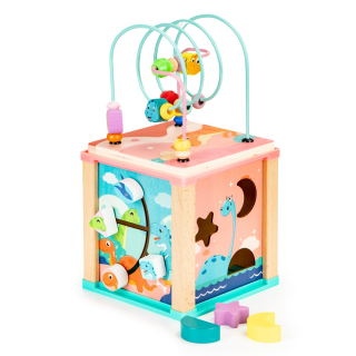 Drevené vzdelávacie kocky, triedič MULA ECOTOYS