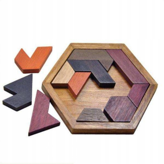 Drevená vzdelávacie hračka pre deti puzzle
