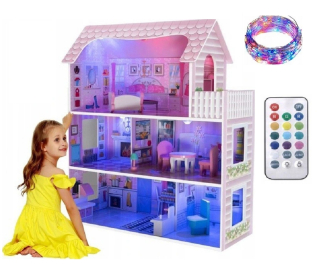 Drevené podlahy Dollhouse nábytok má EKO