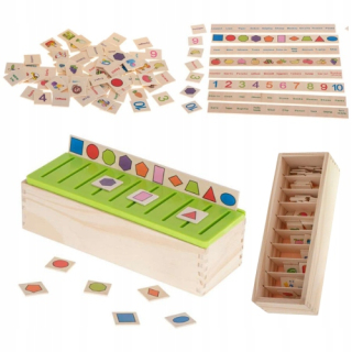 Stavebnica - Drevená triedič Puzzle Puzzle Fit