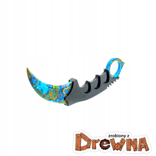 Drevený nôž CS: GO Karambit - kalenej ocele