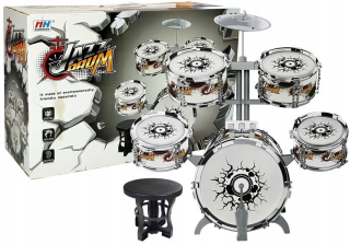 Big Drums Sada strieborných bubnov