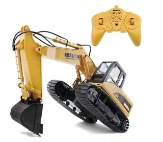 Veľký bager METAL diaľkové ovládanie zvuku 57cm