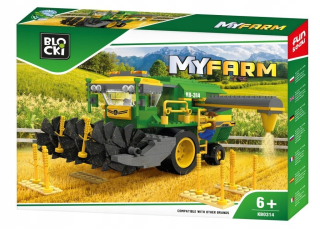 Stavebnica - Big Blocks Blocks Myfarm Farm Harvester 371 el.