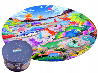 Big Round Puzzle Tuba 150el Dinosaurs ZA3728
