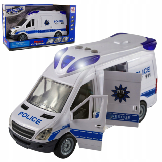Big auto polícia policajné auto svetla zvuk