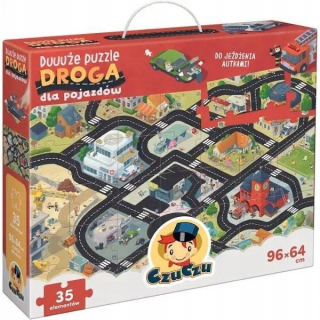 Veľké puzzle s otvorom. Cesty pre chápadlo vozidiel