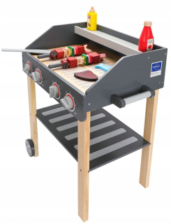 Veľký drevený rošt 27 el. - BBQ master - až 60cm