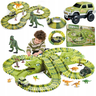 Veľký Car Race Track XXL Dinosaur Park