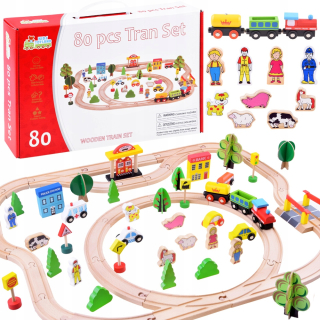 Veľký drevený Kit 80 ELE ZA3573