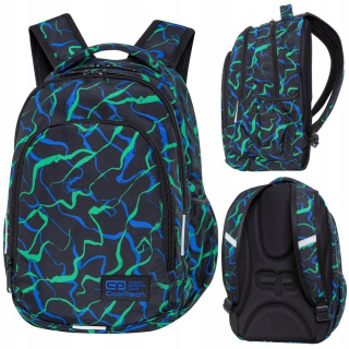 Školský batoh - Dva -Chamber School Backpack vrecko na nápoje