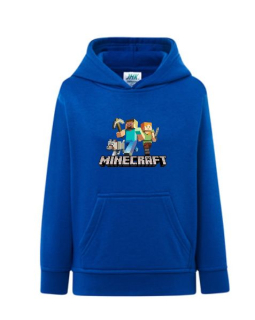 Minecraft - Detská mikina s kapucňou Minecraft - 9/11 rokov
