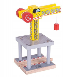 Crane s traťou okrem frontu Bigjigs Rail