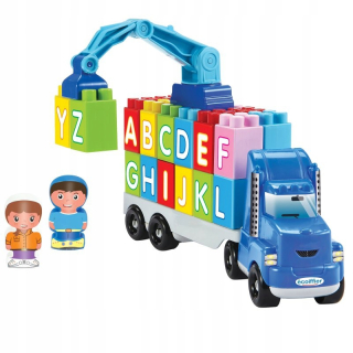 Ecoiffier Abrick bloky kamiónu a žeriavu