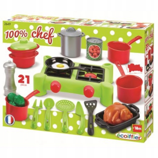 Ecoiffier sporák s riadu set 2649