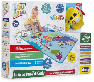 Edu Map preskúmať svet baviť a zakódovať 2+ Chicco