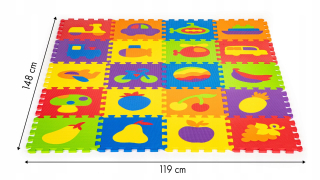 Vzdelávacie Foam Mat Pre deti Puzzle Piants