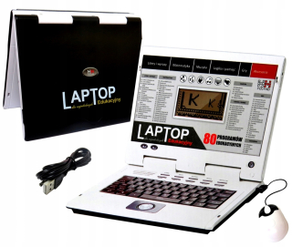 VZDELÁVACIE notebook pre deti 80 Anti-USB myš
