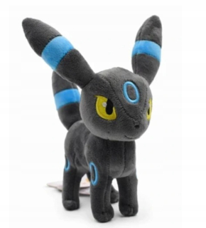 Eevee shiny umbreon pokemon maskot plyš 20cm