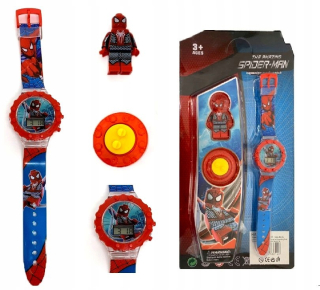 Elektronické detské hodinky na rukách Spider-Man