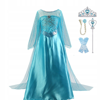 Elsa Frozen - Elsa Dress Dress Set Elza Frozen 152