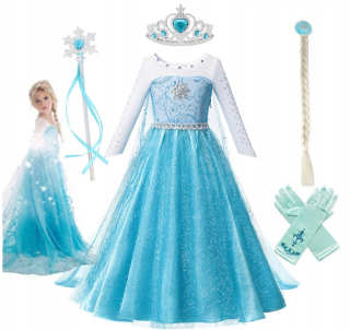 Elsa Frozen - Elsa Dress Dress Set Elza Frozen 98-104