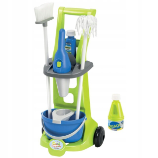 Ecoiffier Čistenie Vozík s Clean Príslušenstvo