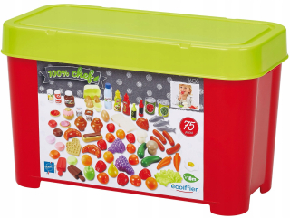 Ecoiffier Food Products Set 75 ELEM.