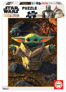 Educa Puzzle 1000 El mandalorianské dieťa Yoda