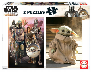 EDUCA Puzzle 2 x 500 El Mandalorianských