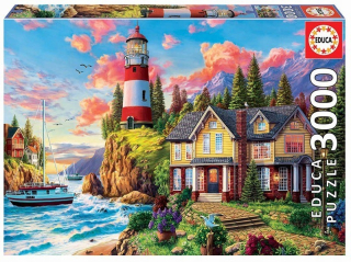 Educa Puzzle 3000 prvky Maják cez OC