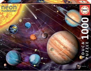 Educa Puzzle Neon Solar System žiariace 1000 EL