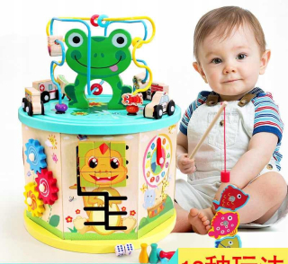 Náučná kocka na triedenie puzzle EKO
