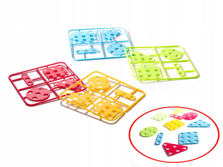 Vzdelávacie hračky puzzle s skrutkovač kufrom 237el