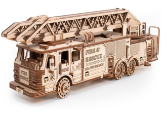 Eko Wood Art. Hasičský voz. Vytvorte 3D model