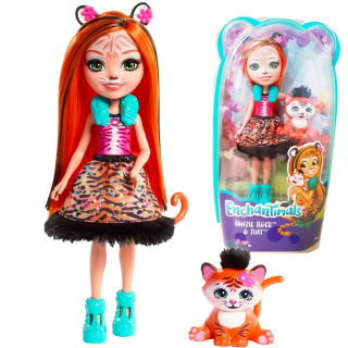Enchantimals Doll Pet Tanzie Tiger Tuft