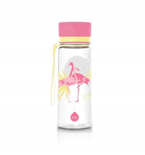 Fľaša Equa Bieton Water Smoothie 400ml Flamingos