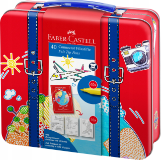 FABER-CASTELL Flamastry Connector Case 40 col