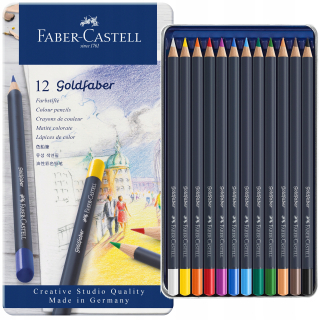 Faber-Castell ceruzky CRAYONS GOLDFABER 12 KOL