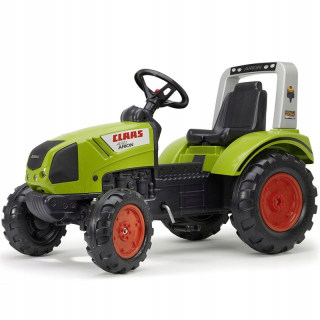 Falk Tractor Claas Green pre pedále s rohom